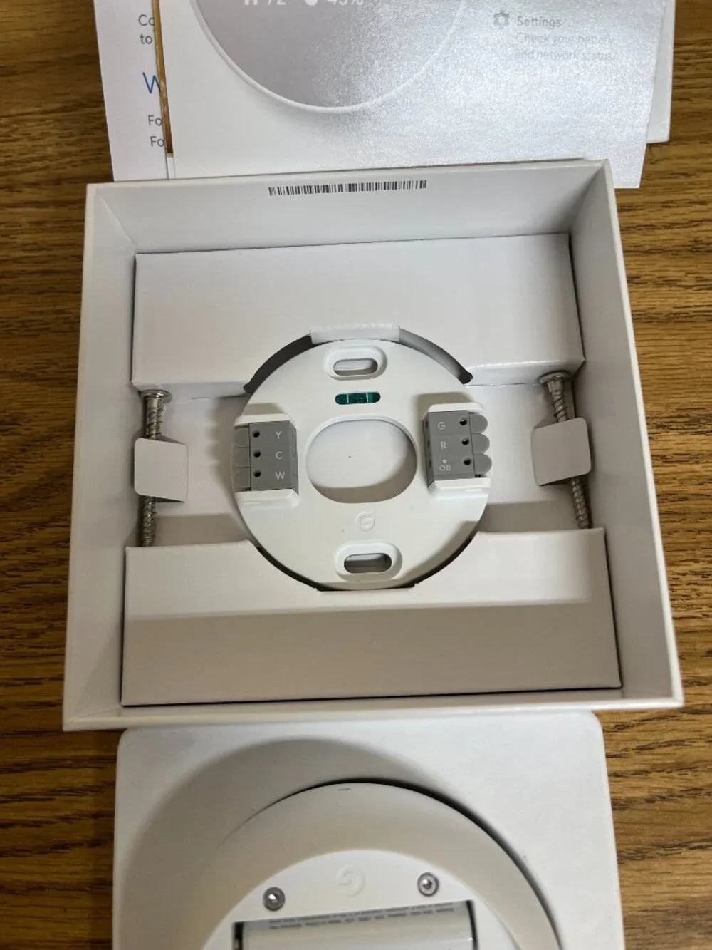Snow (White) Google Nest Smart Learning Thermostat NEW IN OPEN BOX Wifi HVAC